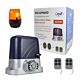 Zestaw automatyki bramy PNI AP800D, silnik, fotokomórki, pilot, lampa, 230 V, 1100 N i brama przesuwna 800 kg
