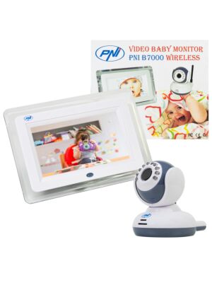 Video Baby Monitor PNI B7000 7-calowy ekran bezprzewodowy