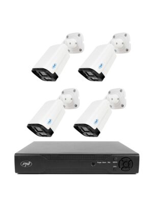 Pakiet nadzoru wideo NVR PNI House IP716 i 4 kamery PNI IP125 z IP, 5MP