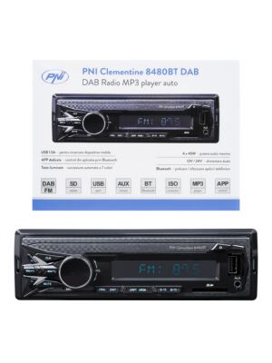 DAB Radio Odtwarzacz MP3 auto PNI Clementine 8480BT
