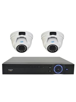 Zestaw do monitoringu wideo PNI House - kamery zmiennoogniskowe NVR 16CH 1080P i 2 PNI IP2DOME 1080P