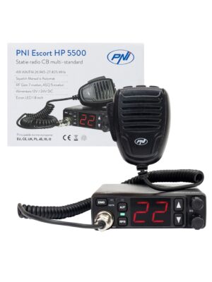 Stacja radiowa CB PNI Escort HP 5500, multistandard, 4W, AM-FM