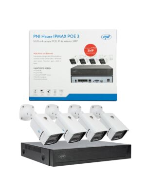 Zestaw do monitoringu wideo PNI House IPMAX POE 3