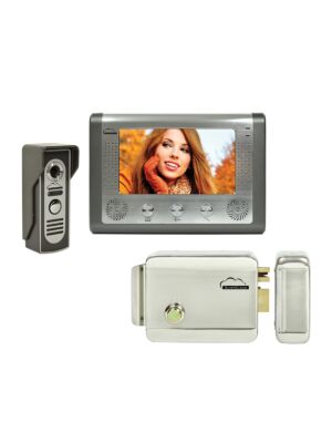 Zestaw wideodomofonowy SilverCloud House 715 z 7-calowym ekranem LCD i elektromagnetycznym Yala SilverCloud YL500
