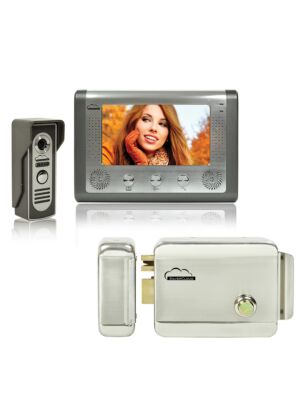 SilverCloud House 715 Video Interface Kit z 7-calowym ekranem LCD i elektromagnetyzmem Yala SilverCloud YR300