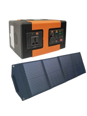 Elektrownia PNI GreenHouse SP606 42Ah 537,6Wh 600W z panelem słonecznym 80W