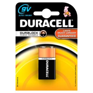 Duracell Alkaline 9 V bateria