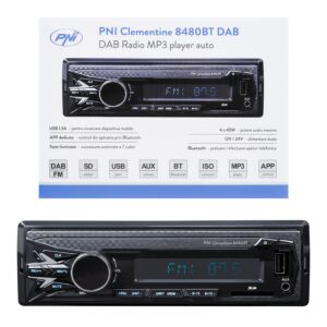 DAB Radio Odtwarzacz MP3 auto PNI Clementine 8480BT
