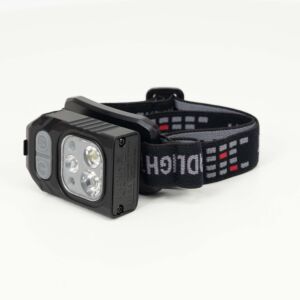 Latarka czołowa PNI Adventure F76S z aluminiową diodą LED o mocy 1100 lm i akumulatorem