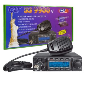 Radiostacja amatorska CRT SS 9900V AM, FM, LSB, USB, CW 28-29,7MHz, ASQ, DTMF, Roger Beep, 12V, CTCSS, DCS, programowalna