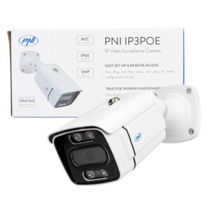 IP3POE Kamera do monitoringu wideo IPI z IP, 3MP, zewnętrzna
