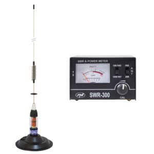 Pakiet anteny CB PNI ML70, długość 70 cm z dołączonym magnesem + reflektometr PNI SWR-300