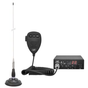 Zestaw CB radio CBI ESCORT HP 8000L ASQ + Antena CB PNI ML100