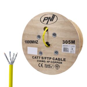 Kabel S/FTP CAT7 PNI SF07, 10Gbps, 1000MHz
