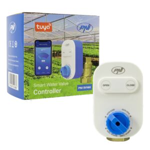 Inteligentny zawór wodny PNI SV160 z Wi-Fi, DN20, 3/4", sterowanie z aplikacji Tuya Smart, kompatybilny z Amazon